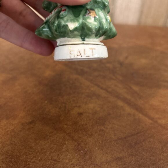 Vintage Relco Christmas Tree Salt Shakers Replacement Holiday Christmas retro - Picture 6 of 7